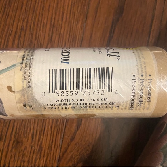 Vintage Norwall Floral Wallpaper Boarder Lot of 2 rolls - Picture 6 of 7